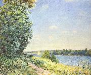 Alfred Sisley abends bei Sahurs oil painting on canvas